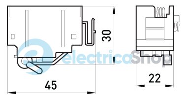 Дополнительный контакт e.industrial.ukm.60.F i0030001 E.NEXT