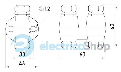 Плашковий затискач e.clamp.pa.2.2a p052002 E.NEXT