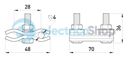 Плашковий затискач e.clamp.ps.1.1 p052003 E.NEXT