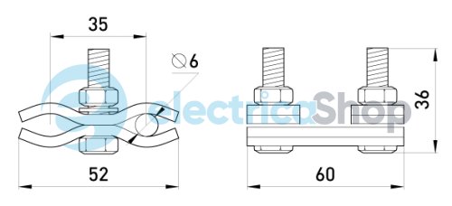 Плашковий затискач e.clamp.ps.2.1 p052004 E.NEXT