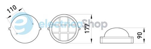 Світильник e.light.1303.1.60.27.white 60W l002006 E.NEXT