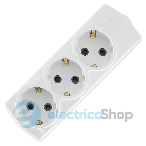 Колодка e.t.es.3.z  3 гнізда,  з з/к E.NEXT s042102