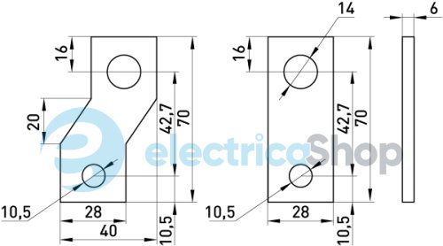 Шина e.industrial.ukm.400S.busbar i0050004 E.NEXT