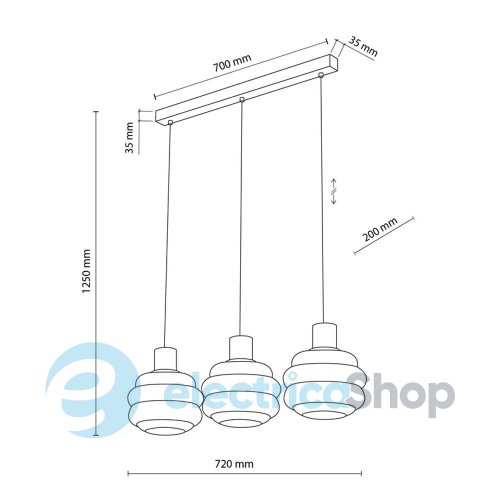 Підвісний світильник TK-Lighting MELIA 11091