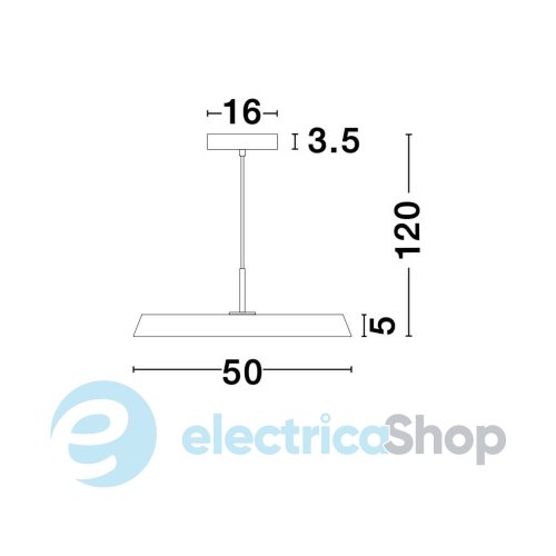 Светильник подвесной VETRO 910622 Nova Luce