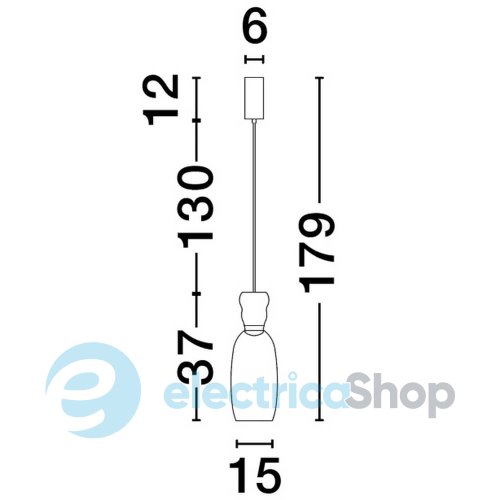 Подвесной светильник Nova luce PLUMA 9009100