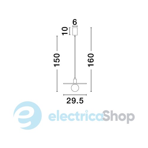 Подвесной светильник VRAHOS 9540246 Nova Luce