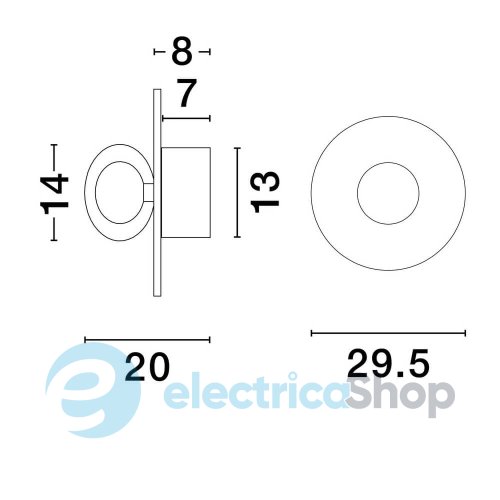 Настенный светильник VRAHOS 9540245 Nova Luce