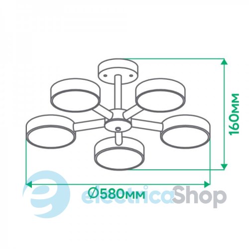 Люстра Feron Ardero SCANDY AL6195ARD