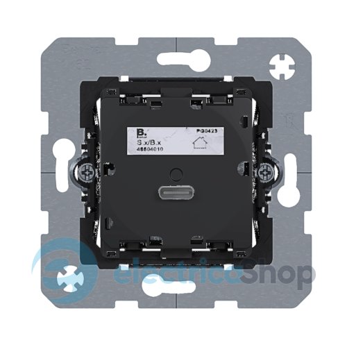 Механизм USB-C PD Power Delivery , 65W, Berker 48604010