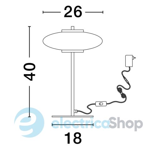 Настільна лампа SKIA 9416948 Nova Luce