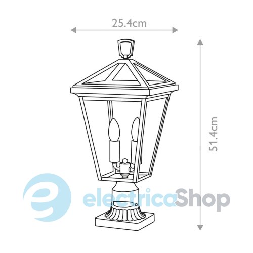 Парковый столбик Elstead QN-ALFORD-PLACE3-M-MB