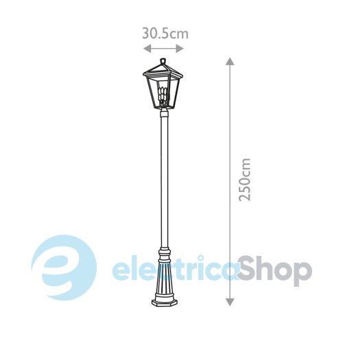 Столб фонарный Elstead QN-ALFORD-PLACE5-L-MB