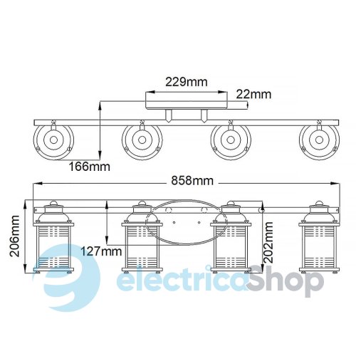 Бра Elstead QN-ASHLANDBAY4-PC-BATH