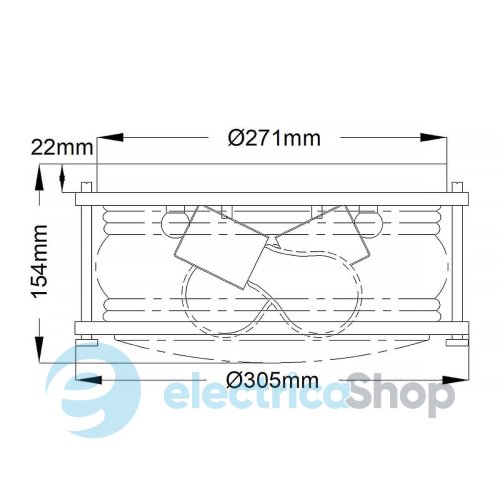 Люстра Elstead QN-ASHLANDBAY-F-PC-BATH