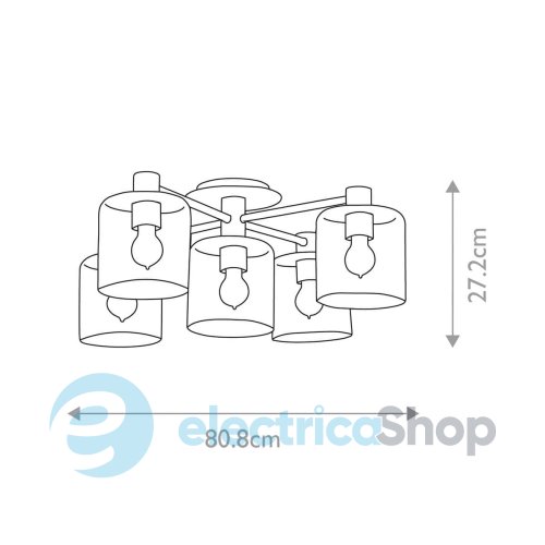 Люстра Elstead QN-AXEL5-BK