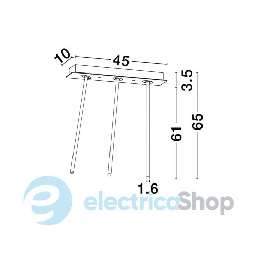 Потолочный светильник STILVI 9232154 Nova Luce