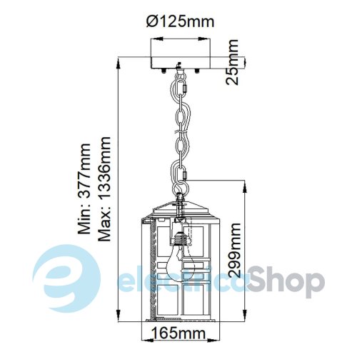 Уличный светильник Elstead KL-BEACON-SQUARE8-WHT