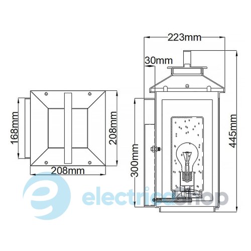 Уличный светильник Elstead QN-ATWATER-M-BK