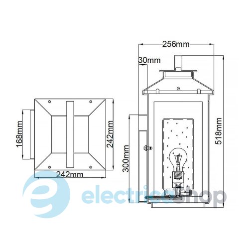 Уличный светильник Elstead QN-ATWATER-L-BK