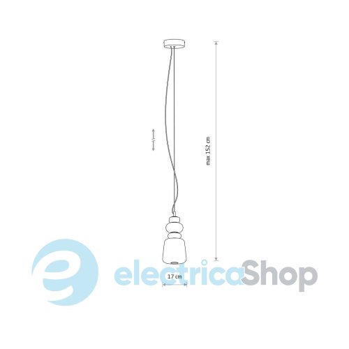 Люстра Nowodvorski Ceramic Vertical LED 12W 3000K 11702
