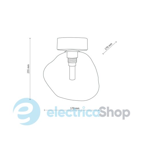 Люстра TK-Lighting LAVA BROWN 11034