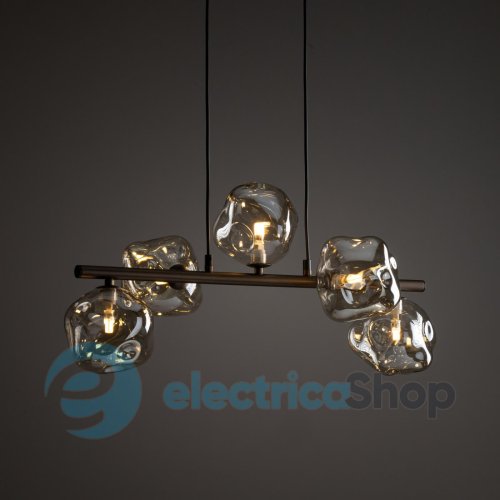 Люстра TK-Lighting LAVA BROWN 11026