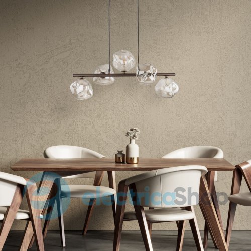 Люстра TK-Lighting LAVA BROWN 11026