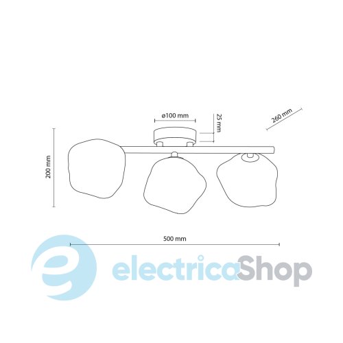 Люстра TK-Lighting LAVA SABIA 11105