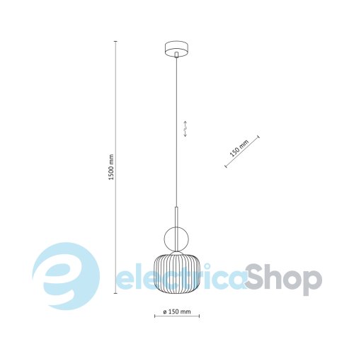 Люстра TK-Lighting SOPHIA COGNAC WHITE 11589