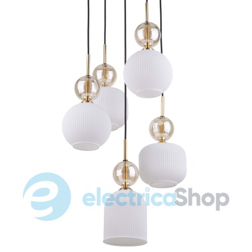Люстра TK-Lighting SOPHIA COGNAC WHITE 11593
