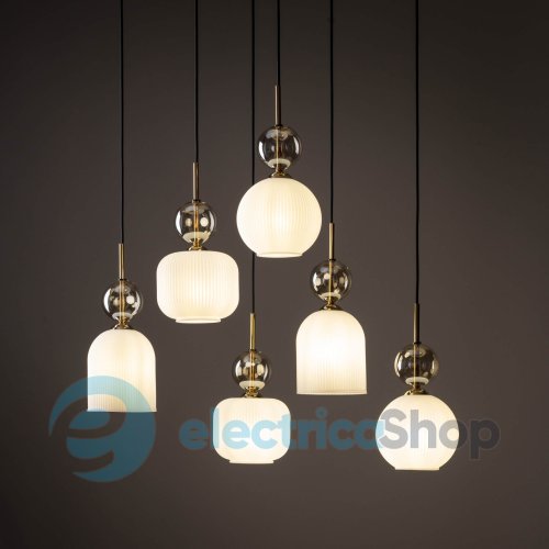 Люстра TK-Lighting SOPHIA COGNAC WHITE 11594