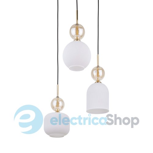 Люстра TK-Lighting SOPHIA COGNAC WHITE 11592
