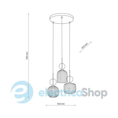 Люстра TK-Lighting SOPHIA COGNAC WHITE 11592