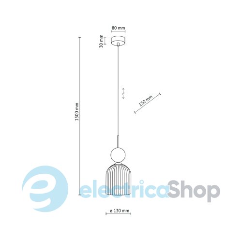 Люстра TK-Lighting SOPHIA GREEN COGNAC 11146