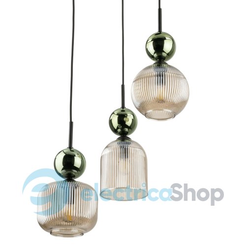 Люстра TK-Lighting SOPHIA GREEN COGNAC 11148