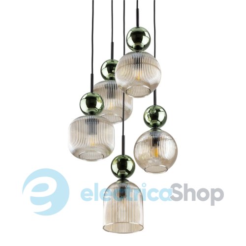 Люстра TK-Lighting SOPHIA GREEN COGNAC 11149