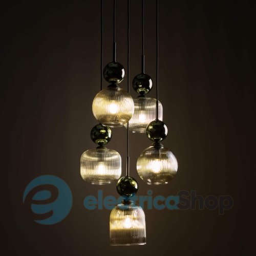 Люстра TK-Lighting SOPHIA GREEN COGNAC 11149