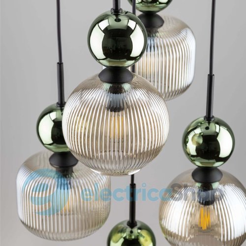 Люстра TK-Lighting SOPHIA GREEN COGNAC 11149