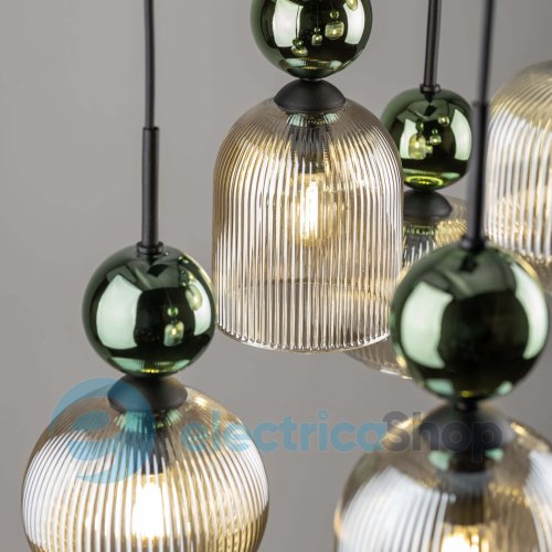 Люстра TK-Lighting SOPHIA GREEN COGNAC 11150