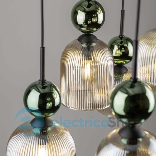 Люстра TK-Lighting SOPHIA GREEN COGNAC 11150