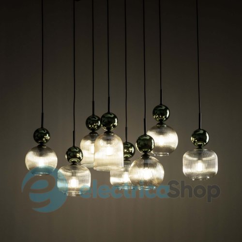 Люстра TK-Lighting SOPHIA GREEN COGNAC 11151