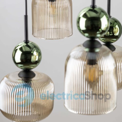 Люстра TK-Lighting SOPHIA GREEN COGNAC 11151