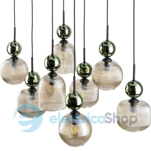 Люстра TK-Lighting SOPHIA GREEN COGNAC 11151