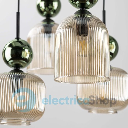 Люстра TK-Lighting SOPHIA GREEN COGNAC 11151