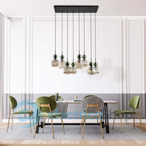 Люстра TK-Lighting SOPHIA GREEN COGNAC 11151