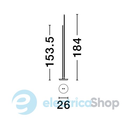 Торшер INTEC 9002062 Nova Luce