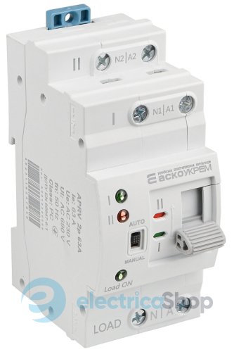 Устройство АВР (I-II) APRV 2p 63A ACKO A0010230006