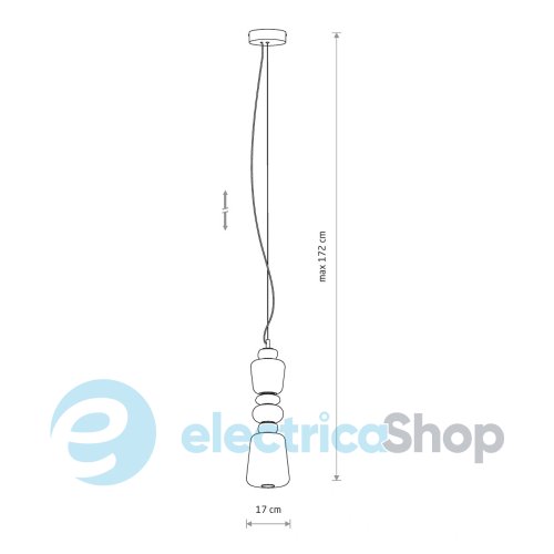 Люстра Nowodvorski Ceramic Vertical LED 19W 3000K 11701