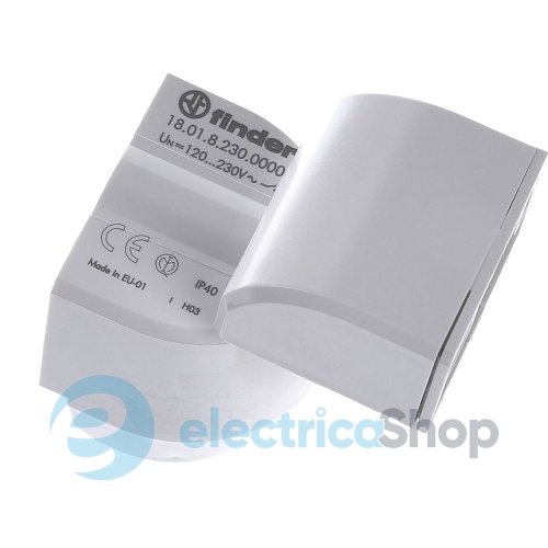 Датчик руху 110°, 1НВ, 10А, 120-230V/AC, IP40 Finder 180182300000